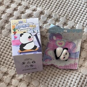 Yoga Panda Mini Figures Resin Confirmed Blind Box